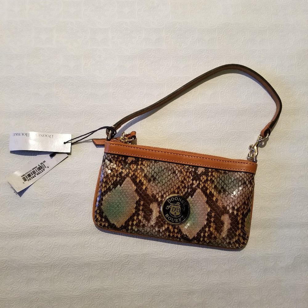 Dooney & Bourke Snakeskin PRINT Wristlet